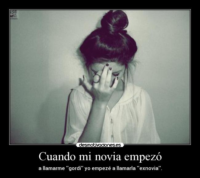 Cuando mi novia empezó - 