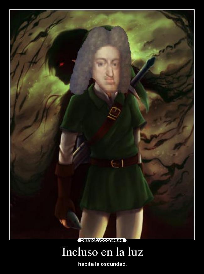 Incluso en la luz - habita la oscuridad.