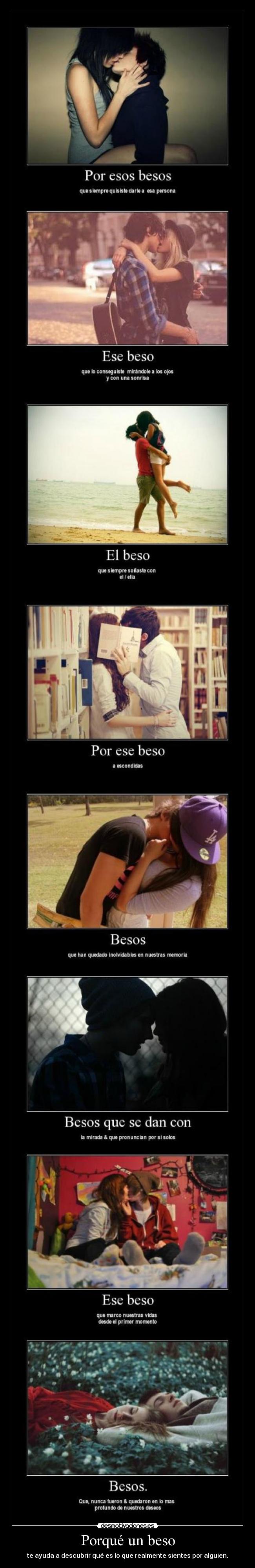 Porqué un beso -
