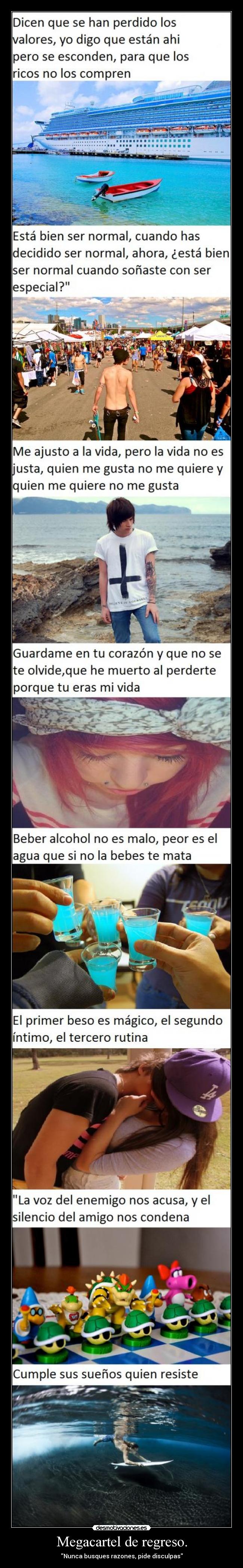 carteles viciadoalcs megacartel canciones rap lovee you regreso desmotivaciones