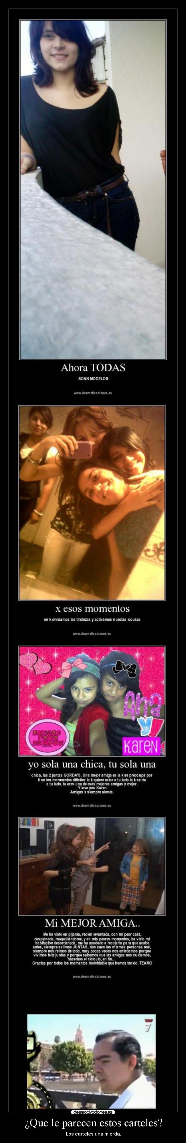 ¿Que le parecen estos carteles? -