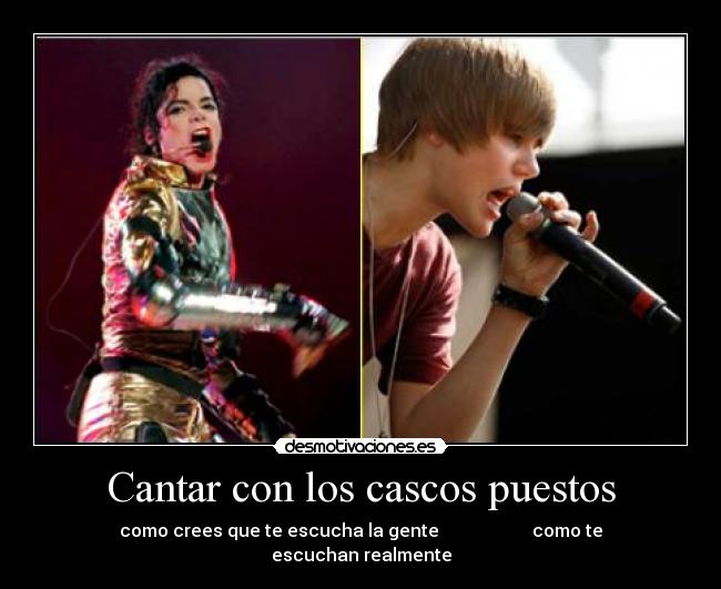 Cantar con los cascos puestos - 