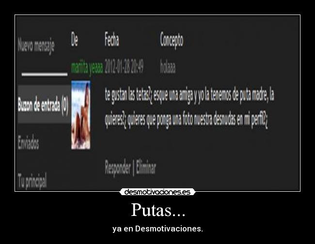 Putas... - ya en Desmotivaciones.