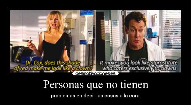 Personas que no tienen -