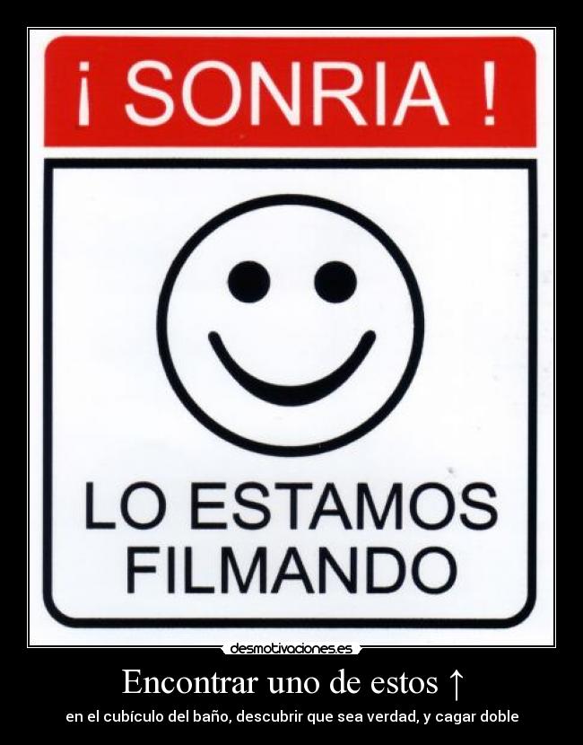 carteles slipkdemon bano popo camara oculta desmotivaciones