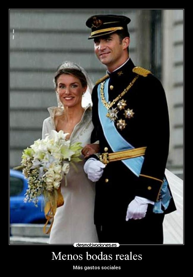 Menos bodas reales - 