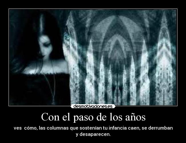 Con el paso de los años -