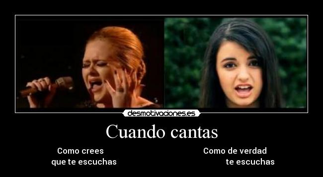 Cuando cantas -
