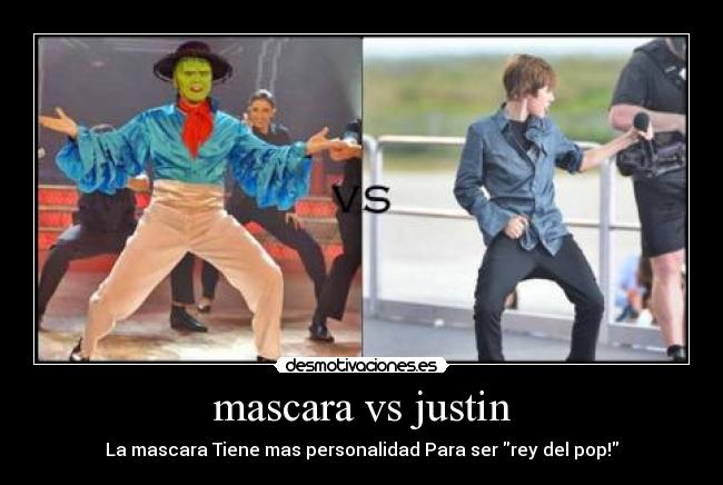 mascara vs justin - 