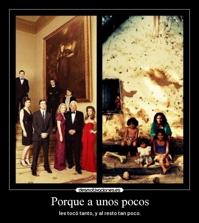 Porque a unos pocos - 