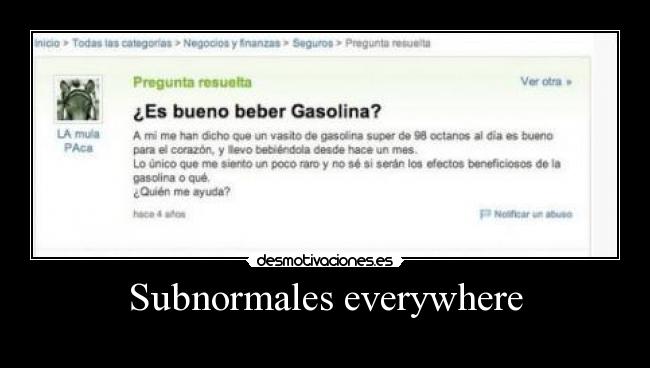 Subnormales everywhere - 