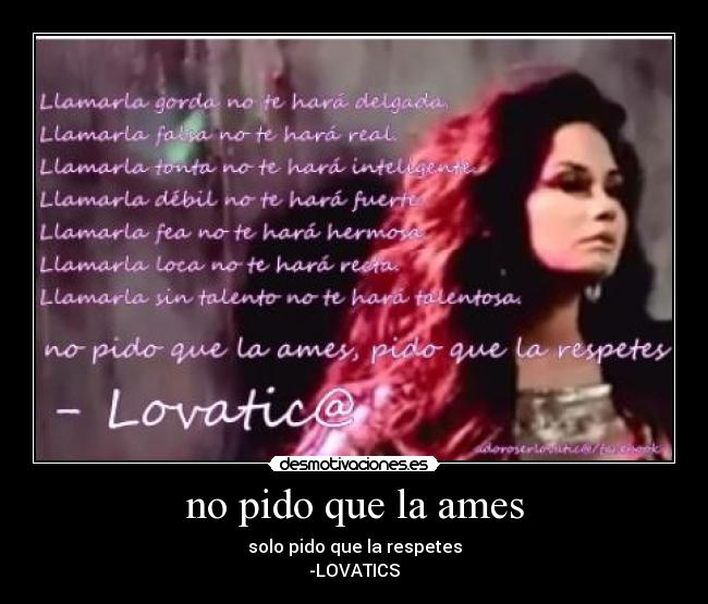 carteles adoro ser lovatics desmotivaciones