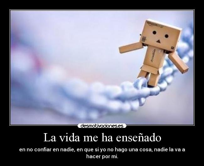 La vida me ha enseñado -