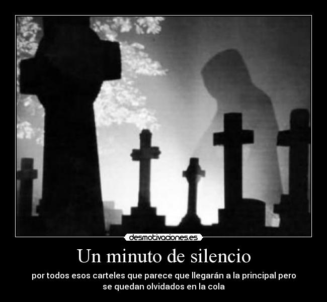 Un minuto de silencio -