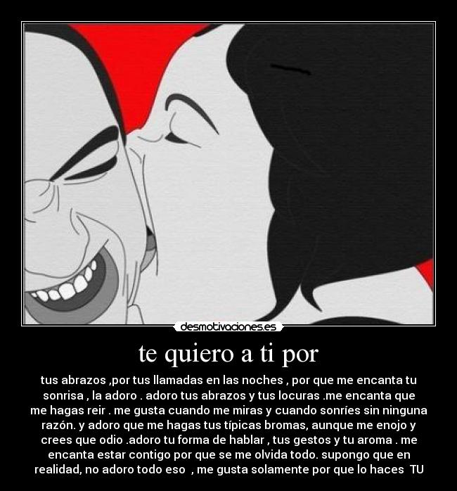 te quiero a ti por -