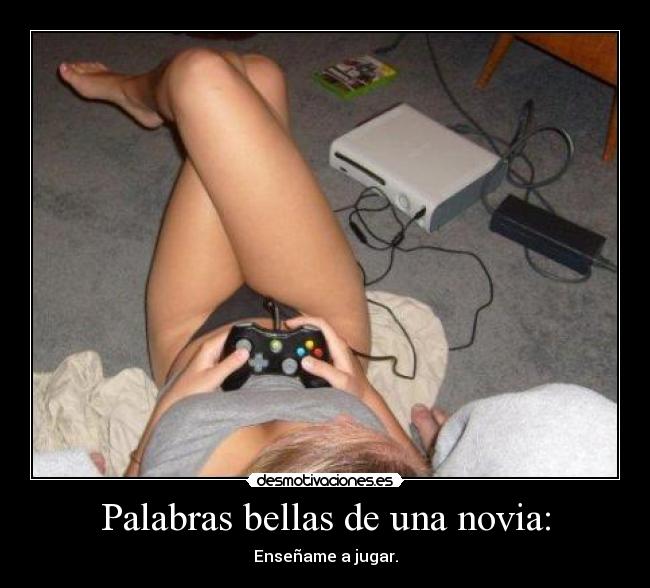 Palabras bellas de una novia: - 