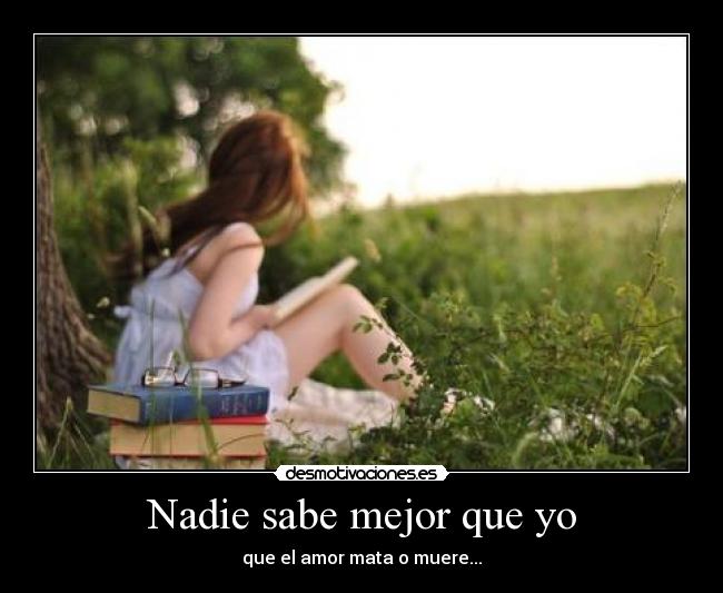 Nadie sabe mejor que yo - 