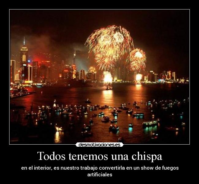 carteles firework desmotivaciones
