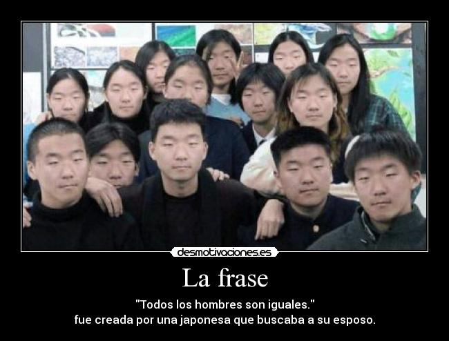 La frase -