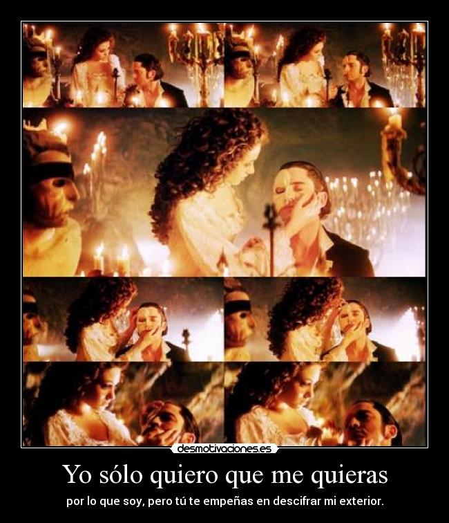 Yo sólo quiero que me quieras - 