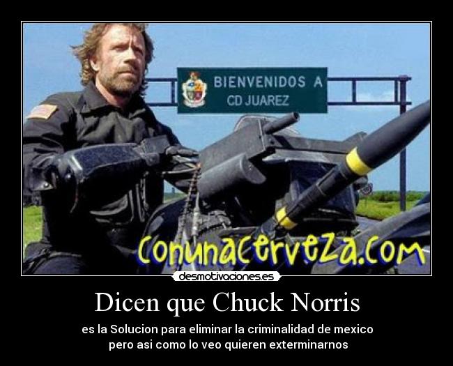Dicen que Chuck Norris -