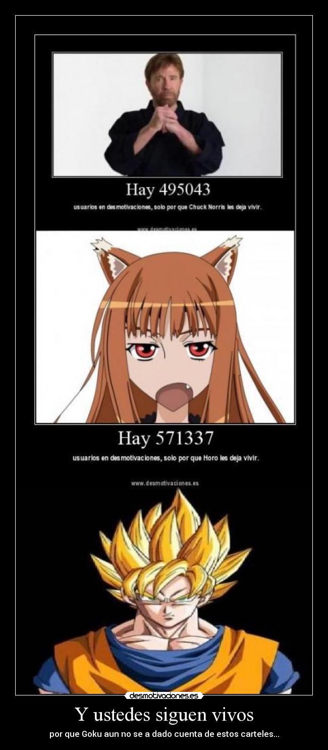 carteles goku desmotivaciones