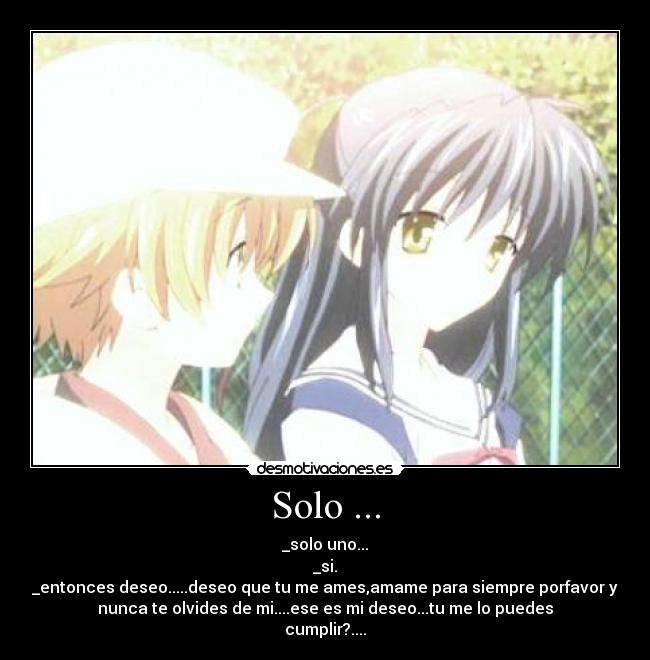 Solo ... -