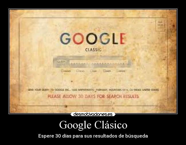 Google Clásico -