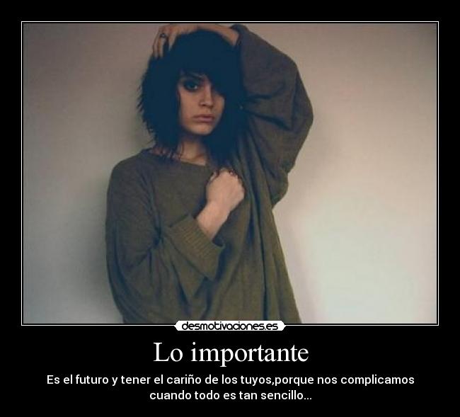 Lo importante -