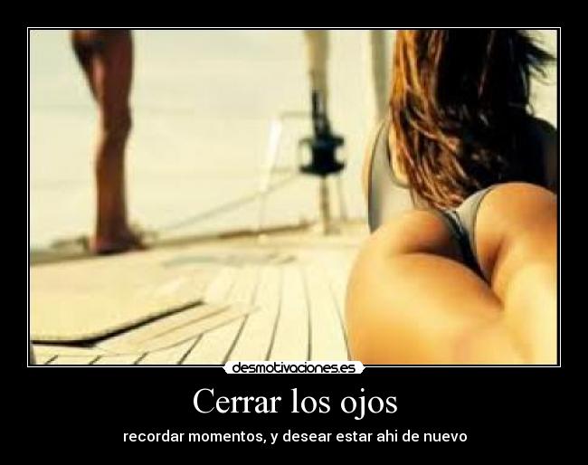Cerrar los ojos -