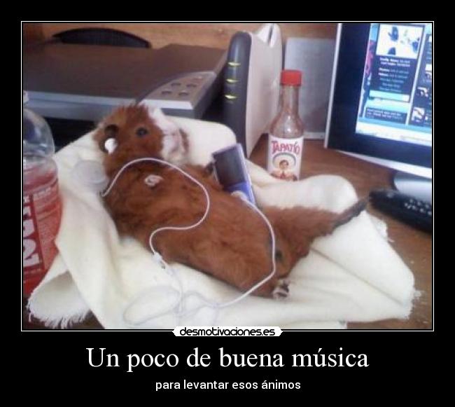 Un poco de buena música - para levantar esos ánimos