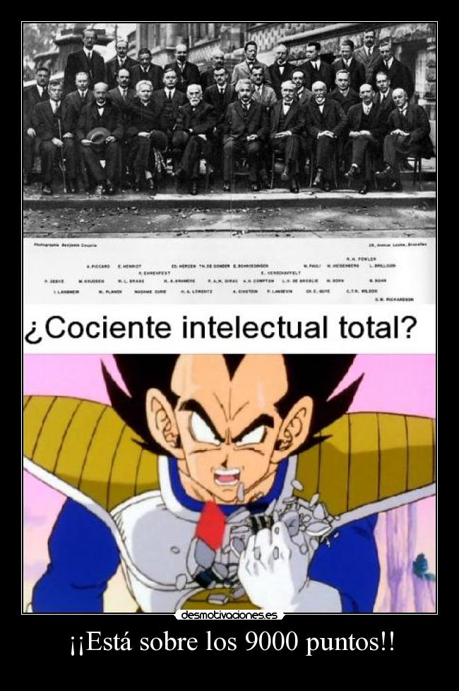 carteles cociente intelectual 9000 puntos genio einstein desmotivaciones