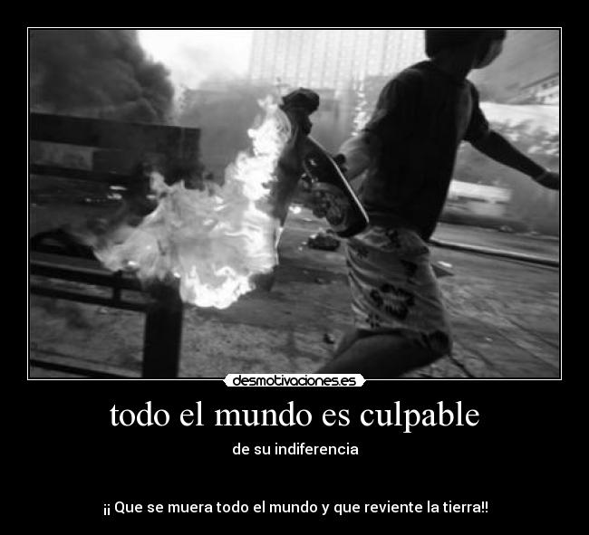 todo el mundo es culpable -