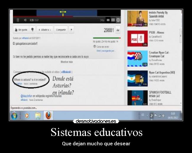 Sistemas educativos - Que dejan mucho que desear