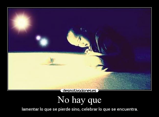 No hay que - 