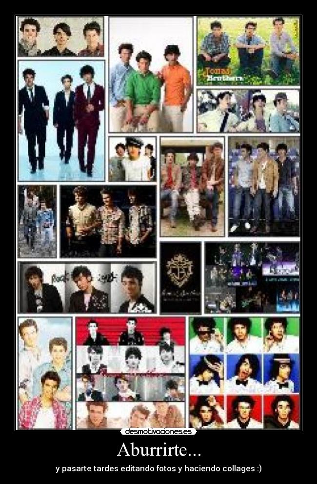 Aburrirte... - y pasarte tardes editando fotos y haciendo collages :)