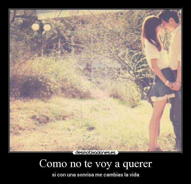Como no te voy a querer -