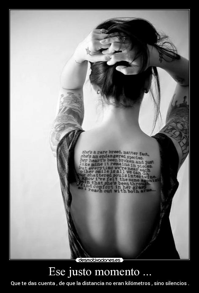 Ese justo momento ... - 