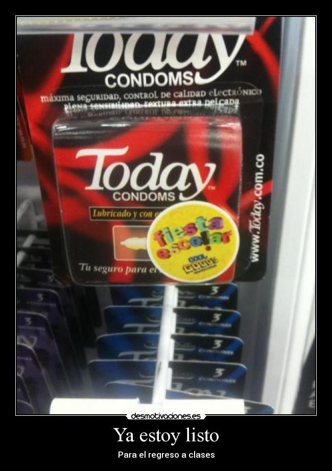 carteles condones clases desmotivaciones