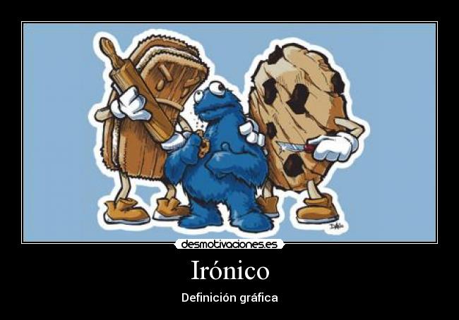 Irónico - Definición gráfica
