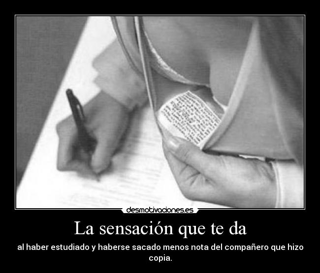 La sensación que te da - 