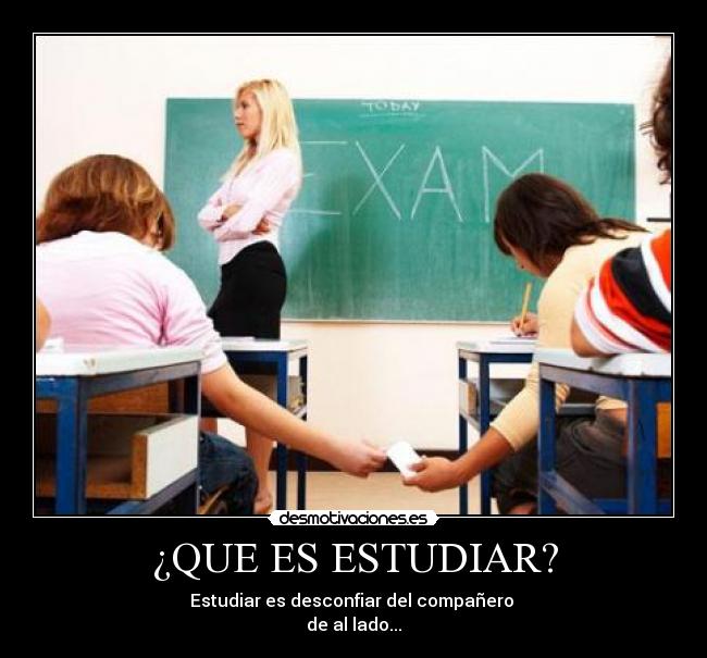 ¿QUE ES ESTUDIAR? -