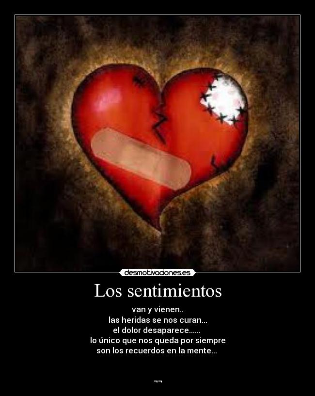 Los sentimientos - 