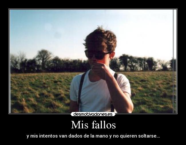 carteles intentos fallos desmotivaciones