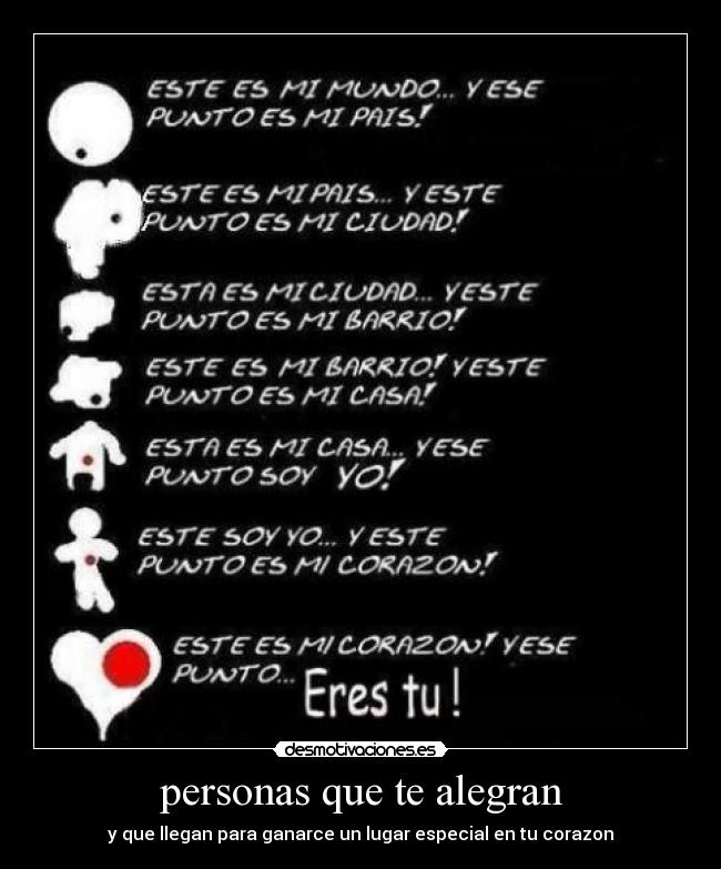 personas que te alegran - y que llegan para ganarce un lugar especial en tu corazon