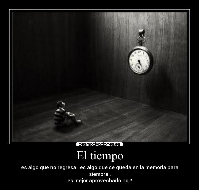 El tiempo -