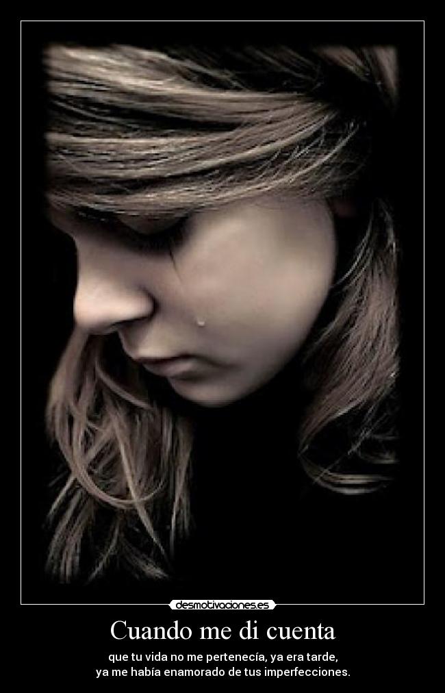 Cuando me di cuenta -