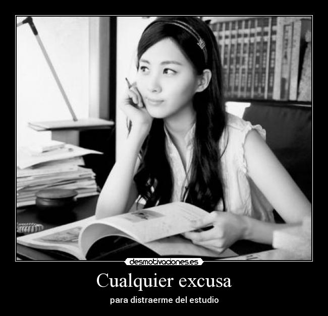 carteles estudio excusa distracion desmotivaciones