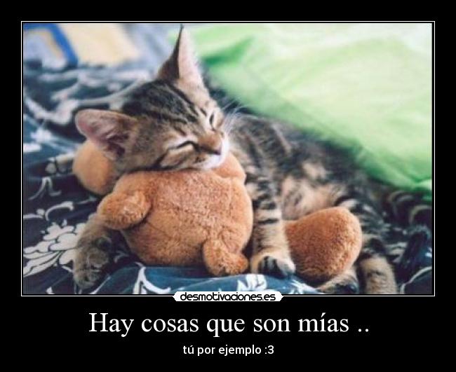 Hay cosas que son mías .. - 