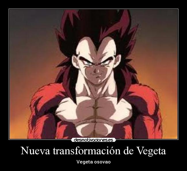 Nueva transformación de Vegeta - Vegeta osovao